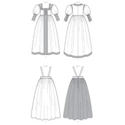 Patron A.C Robe Médievale -Halloween Cosplay Magasin patron ac robe medievale 5