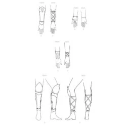 Patron Armure Partie 3 -Halloween Cosplay Magasin patron armure partie 3 4