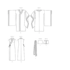 Patron Kimono Japonais -Halloween Cosplay Magasin patron kimono japonais 5