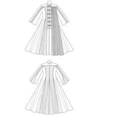 Patron Manteau Médieval -Halloween Cosplay Magasin patron manteau medieval 4