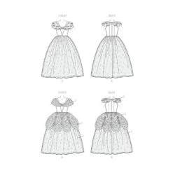 Patron Type Cendrillon -Halloween Cosplay Magasin patron type cendrillon 4