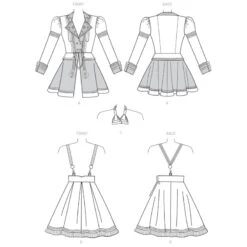 Patron Uniforme Scolaire -Halloween Cosplay Magasin patron uniforme scolaire 6