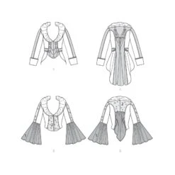 Patron - Vestes à Col Châle -Halloween Cosplay Magasin patron vestes a col chale 7