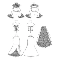 Patron Yaya Han - Robe Paon -Halloween Cosplay Magasin patron yaya han robe paon 8