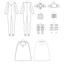 Patron Y.H Super Héroïne -Halloween Cosplay Magasin patron yh super heroine 4